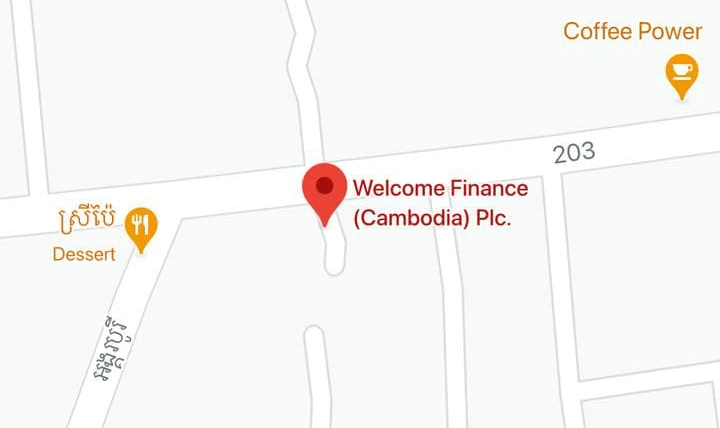 Map of Welcome Finance Cambodia Prey Kabbas Branch